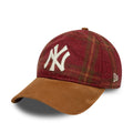 New York Yankees MLB Loden Suede Dark Red 9TWENTY Adjustable Cap-zelvios