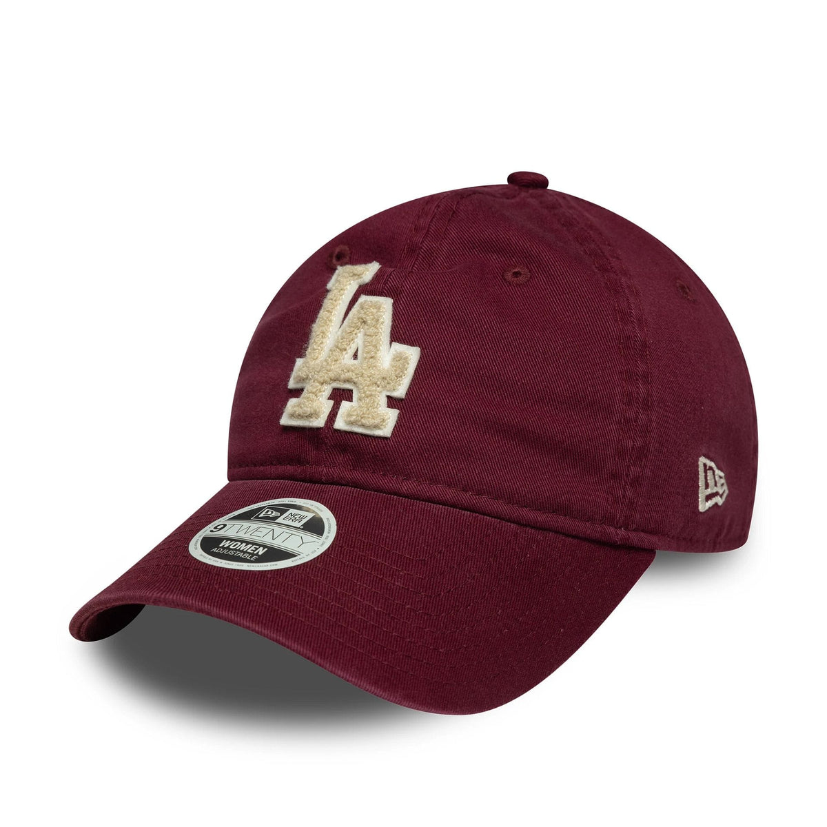 LA Dodgers Womens MLB Boucle Dark Red 9TWENTY Adjustable Cap-zelvios