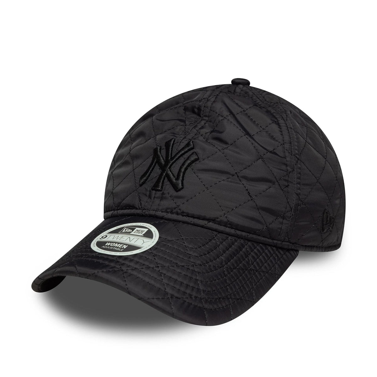 New York Yankees Womens MLB Padded Black 9TWENTY Adjustable Cap-zelvios