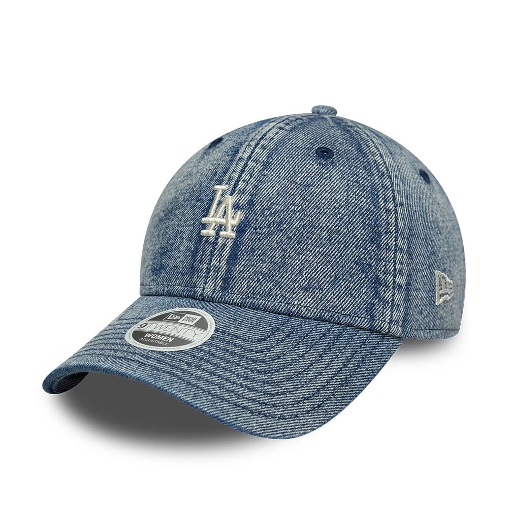 LA Dodgers Womens MLB Denim Blue 9TWENTY Adjustable Cap-zelvios