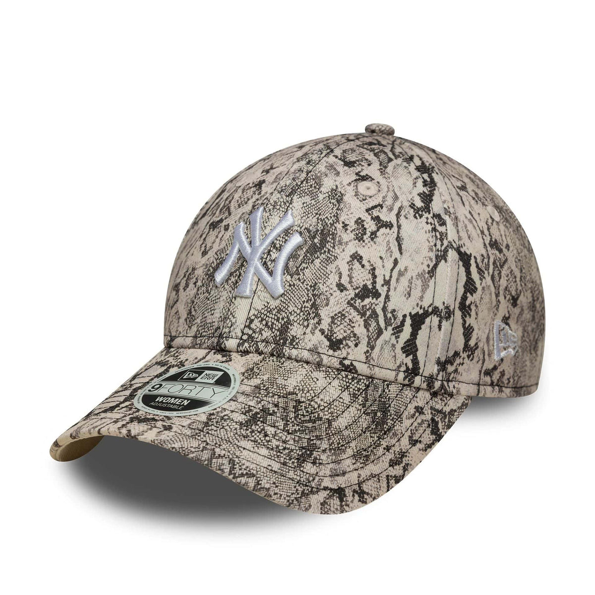 New York Yankees Womens MLB Snake Grey 9FORTY Adjustable Cap-zelvios