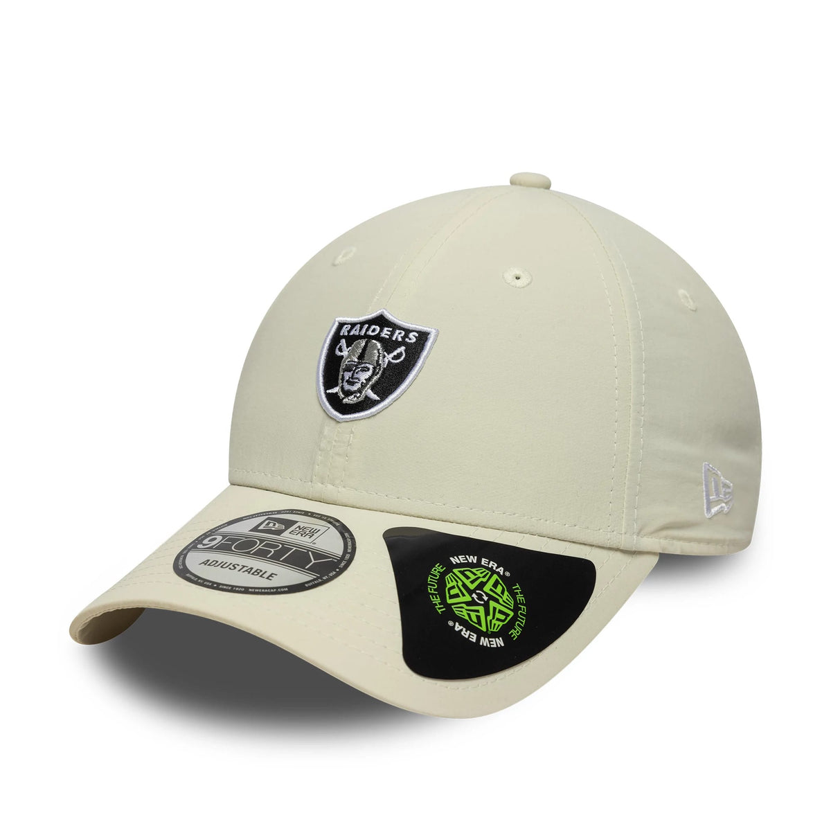 Las Vegas Raiders NFL Recycled Mini Cream 9FORTY Adjustable Cap-zelvios