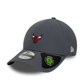 Chicago Bulls NBA Recycled Mini Dark Grey 9FORTY Adjustable Cap-zelvios