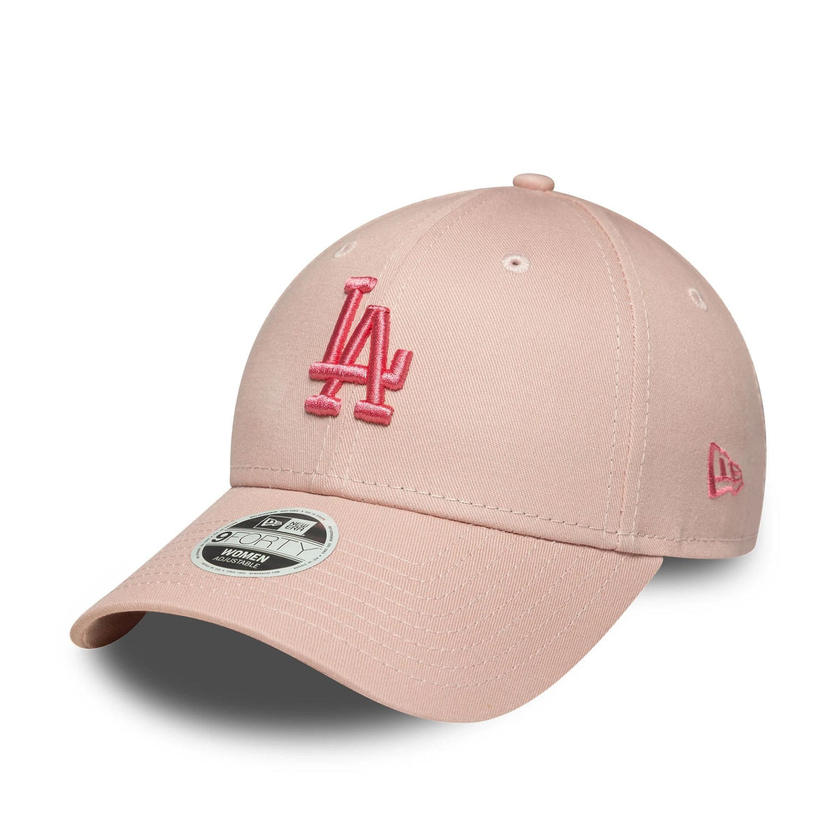 LA Dodgers Womens MLB League Essential Pastel Pink 9FORTY Adjustable Cap-zelvios