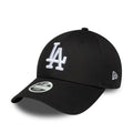 LA Dodgers Womens MLB League Essential Black 9FORTY Adjustable Cap-zelvios