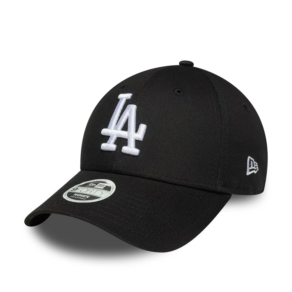 LA Dodgers Womens MLB League Essential Black 9FORTY Adjustable Cap-zelvios