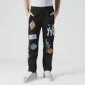 New York Yankees MLB x Uptown Threads Black Joggers-zelvios
