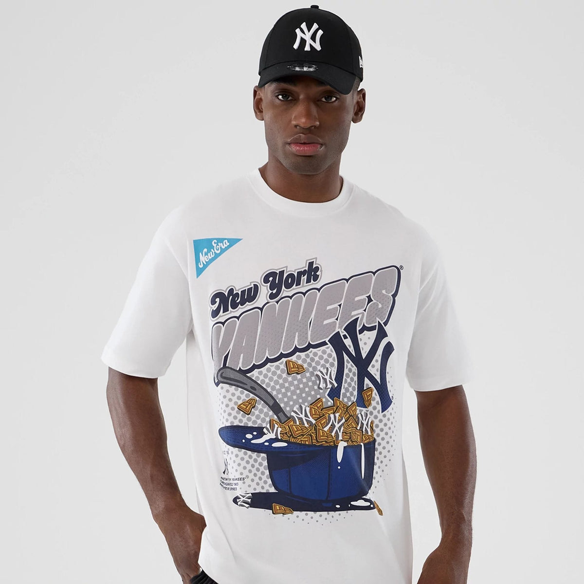 New York Yankees MLB Lifestyle Graphic White T-Shirt-zelvios