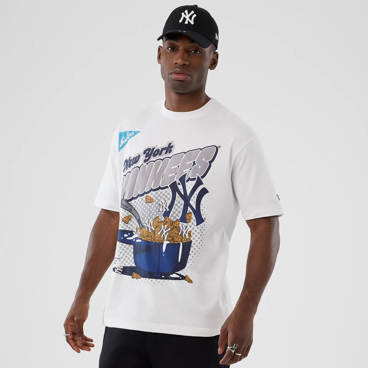 New York Yankees MLB Lifestyle Graphic White T-Shirt-zelvios