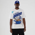 LA Dodgers MLB Lifestyle Graphic White T-Shirt-zelvios