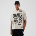 New York Giants NFL Throwback Prep Light Beige T-Shirt-zelvios