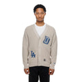 LA Dodgers MLB Throwback Prep Light Beige Cardigan-zelvios