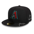 Arizona Diamondbacks MLB Gore-Tex Black 59FIFTY Fitted Cap-zelvios