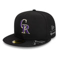 Colorado Rockies MLB Gore-Tex Black 59FIFTY Fitted Cap-kentox