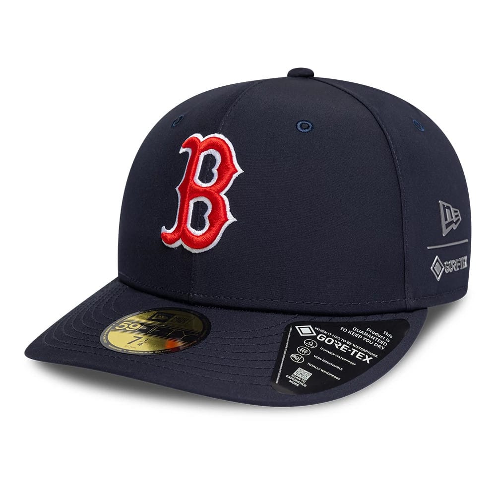 Boston Red Sox MLB Gore-Tex Navy 59FIFTY Fitted Cap-zelvios