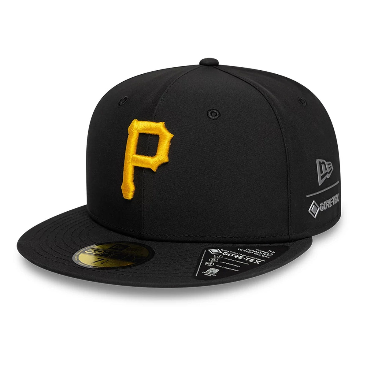 Pittsburgh Pirates MLB Gore-Tex Black 59FIFTY Fitted Cap-zelvios