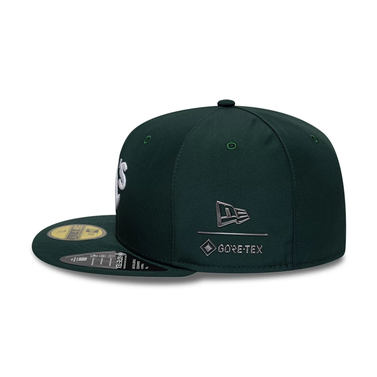 Athletics MLB Gore-Tex Dark Green 59FIFTY Fitted Cap-zelvios