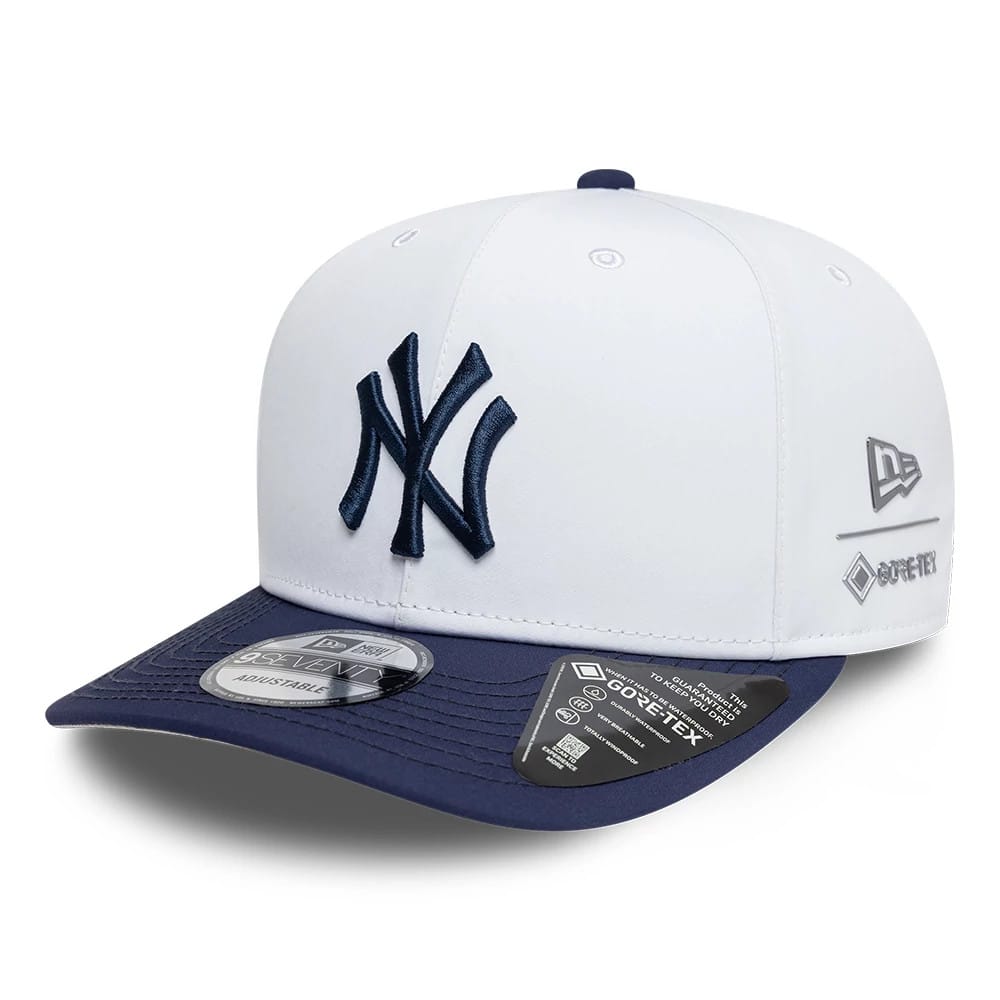 New York Yankees MLB Gore-Tex White 9SEVENTY Stretch Snap Adjustable Cap-zelvios