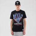 Chicago Bulls NBA City Edition Black T-Shirt-zelvios