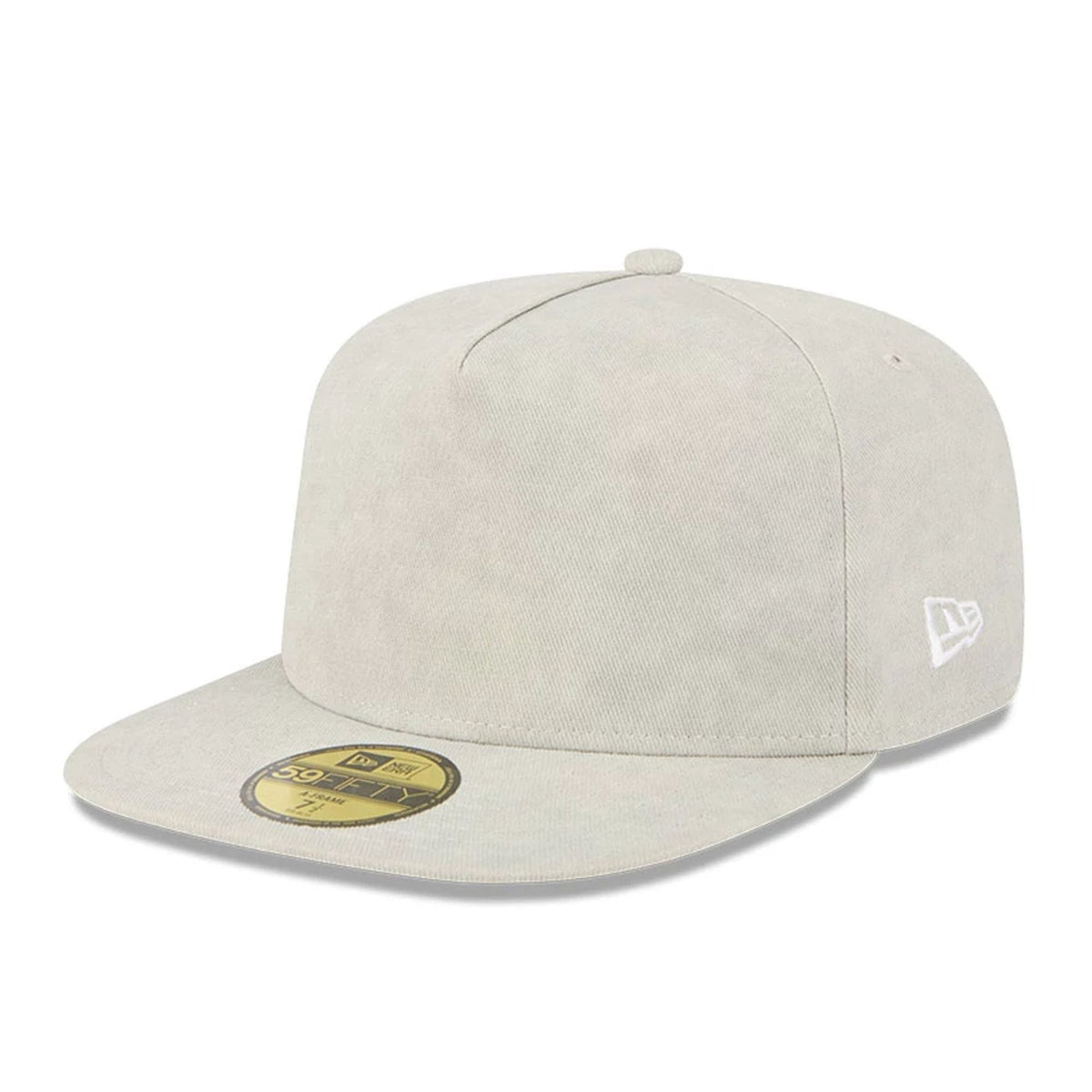 New Era Light Cream 59FIFTY A-Frame Fitted Cap-zelvios