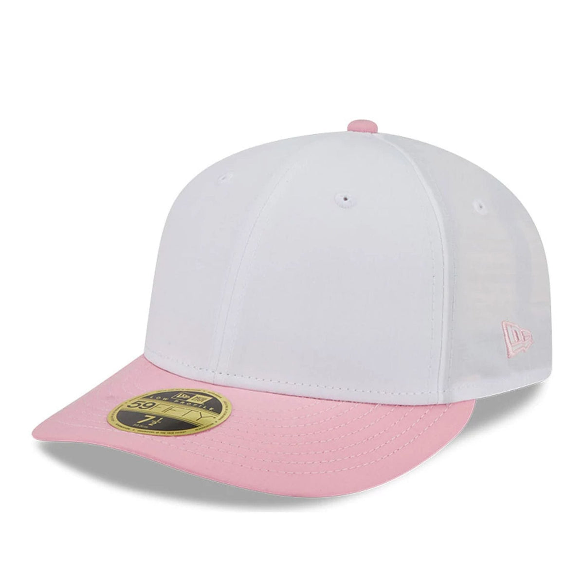 New Era Open White & Pink Low Profile 59FIFTY Fitted Cap-zelvios
