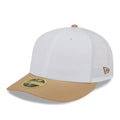 New Era Open White & Beige Low Profile 59FIFTY Fitted Cap-zelvios