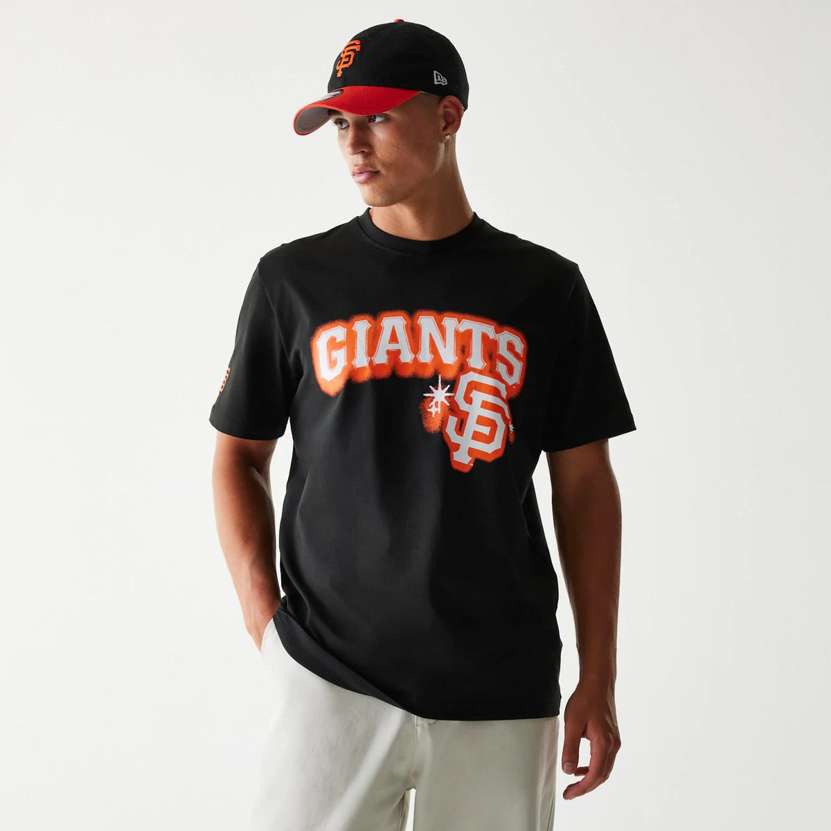 San Francisco Giants OVO x MLB Black T-Shirt-zelvios
