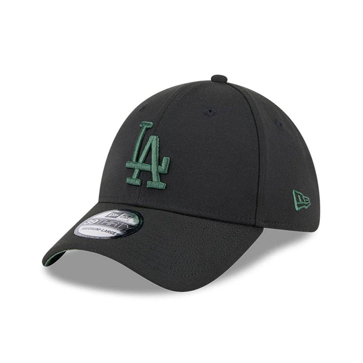 LA Dodgers MLB Lifestyle Black 39THIRTY Stretch Fit Cap-zelvios