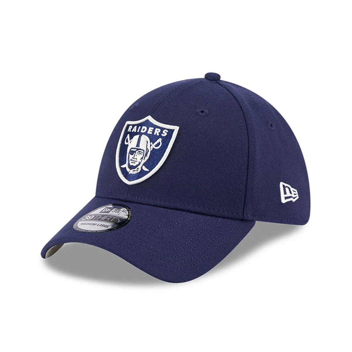 Las Vegas Raiders NFL Lifestyle Navy 39THIRTY Stretch Fit Cap-zelvios