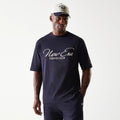 New Era Navy Oversized T-Shirt-zelvios