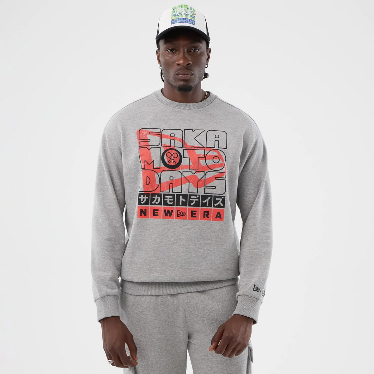 Sakamoto Days Netflix Grey Crew Neck Sweater-zelvios