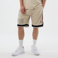 New Era Mesh Light Beige Mesh Shorts-zelvios