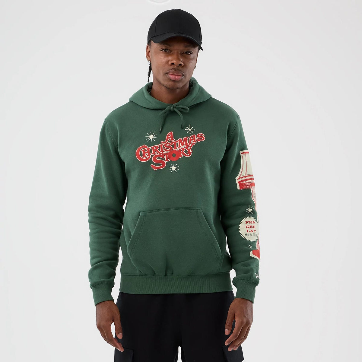 A Christmas Story Major Award Dark Green Pullover Hoodie-zelvios