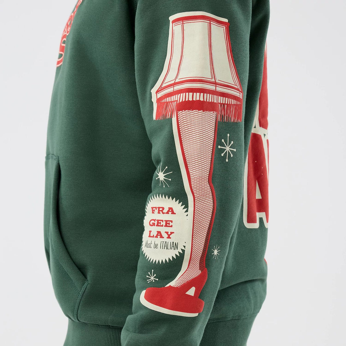 A Christmas Story Major Award Dark Green Pullover Hoodie-zelvios