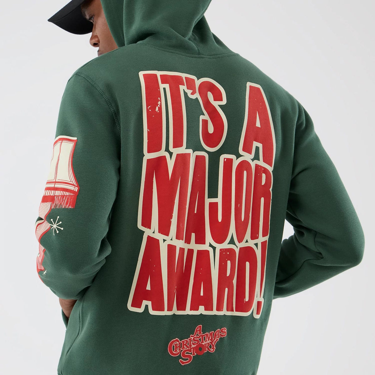A Christmas Story Major Award Dark Green Pullover Hoodie-zelvios