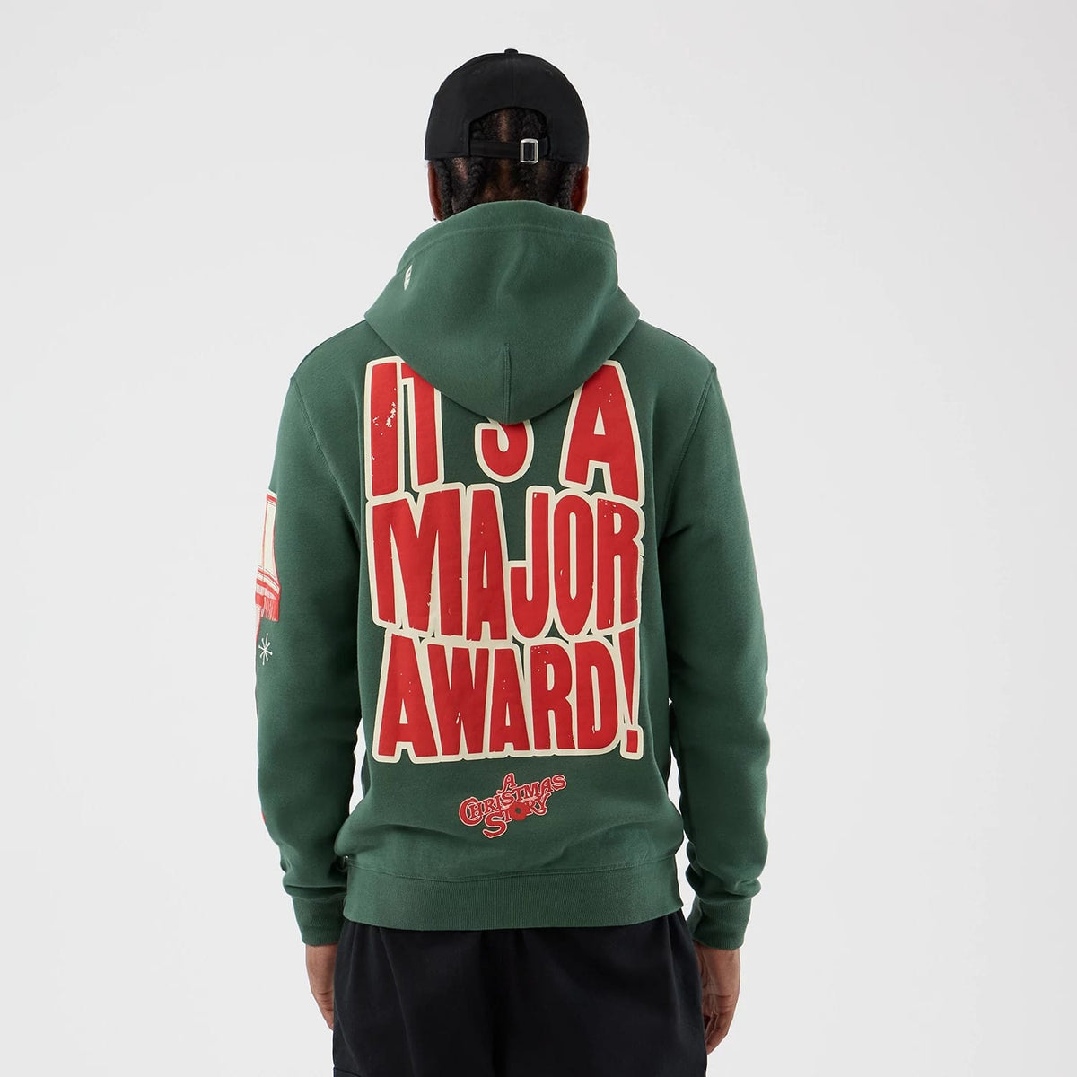 A Christmas Story Major Award Dark Green Pullover Hoodie-zelvios