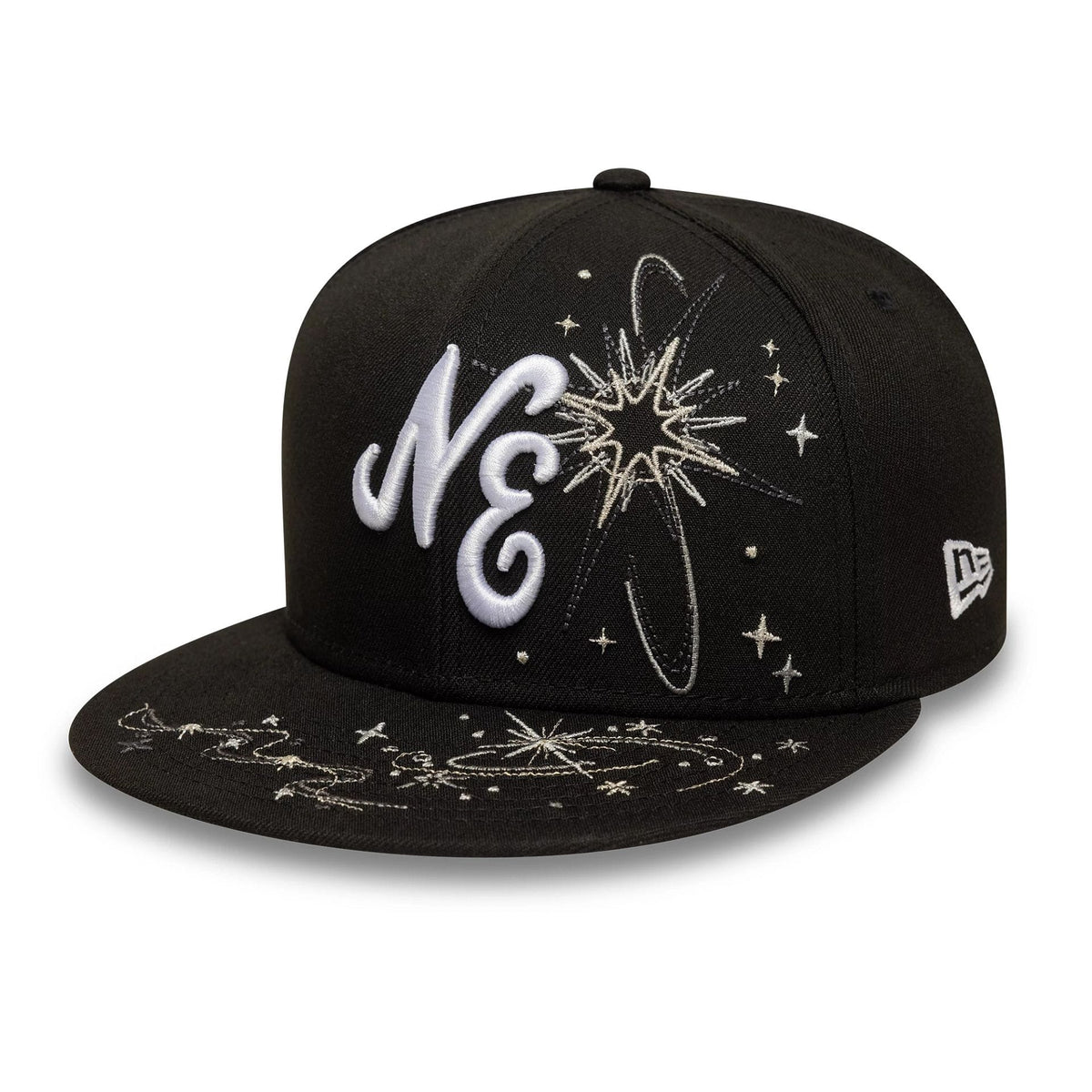 New Era Zodiac Black 59FIFTY Fitted Cap-zelvios