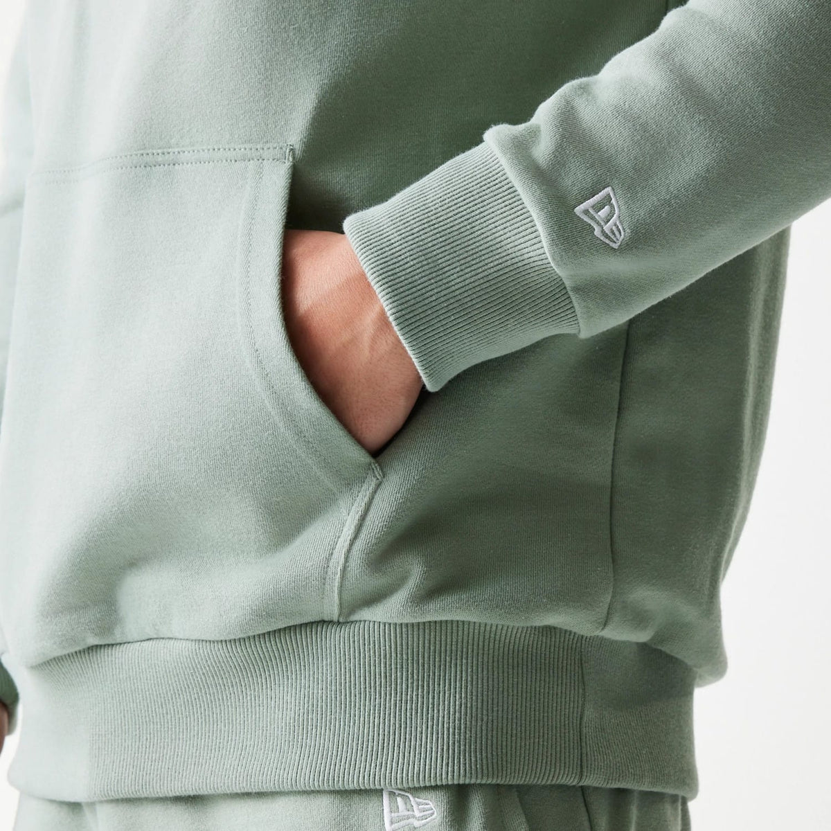 LA Dodgers MLB Midi Pastel Green Oversized Pullover Hoodie-zelvios