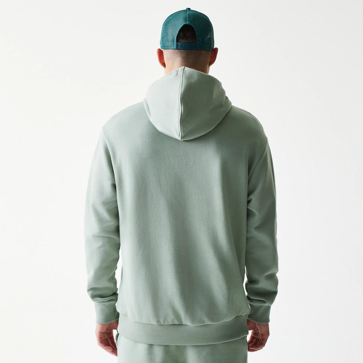 LA Dodgers MLB Midi Pastel Green Oversized Pullover Hoodie-zelvios