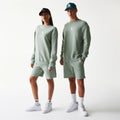 LA Dodgers MLB Midi Pastel Green Oversized Crew Neck Sweater-zelvios
