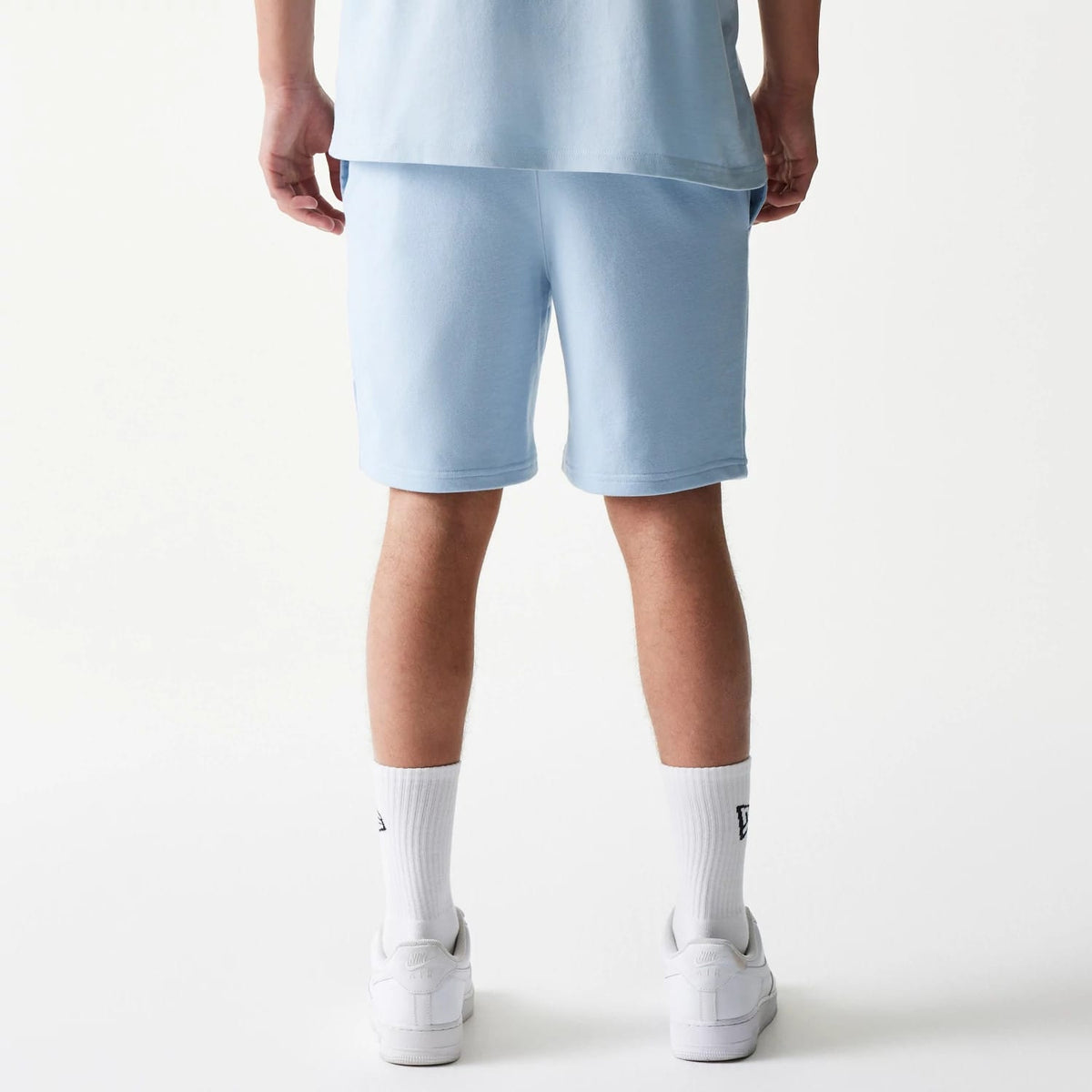 New York Yankees MLB League Essential Midi Pastel Blue Shorts-zelvios