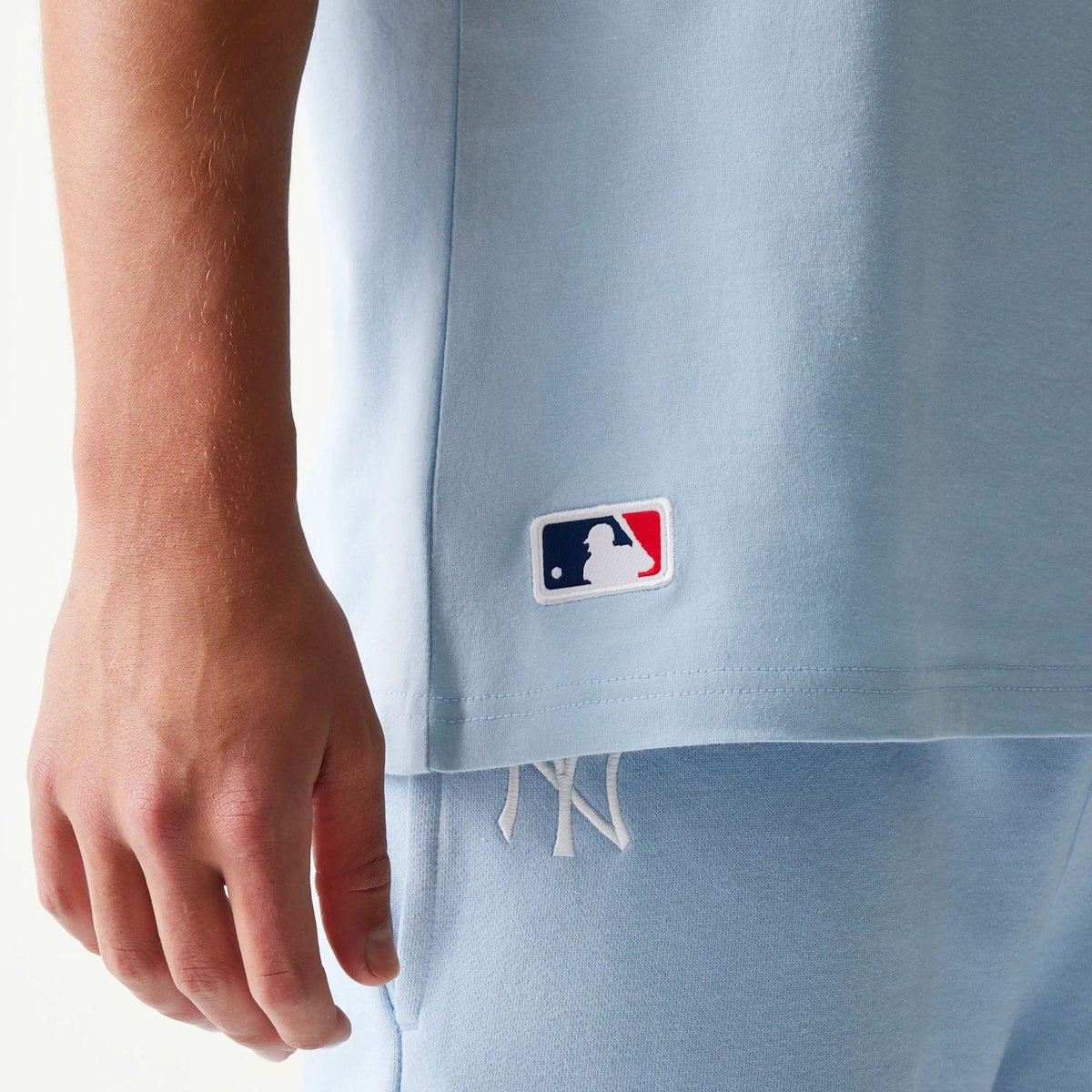 New York Yankees MLB Pastel Blue Sleeveless T-Shirt-zelvios