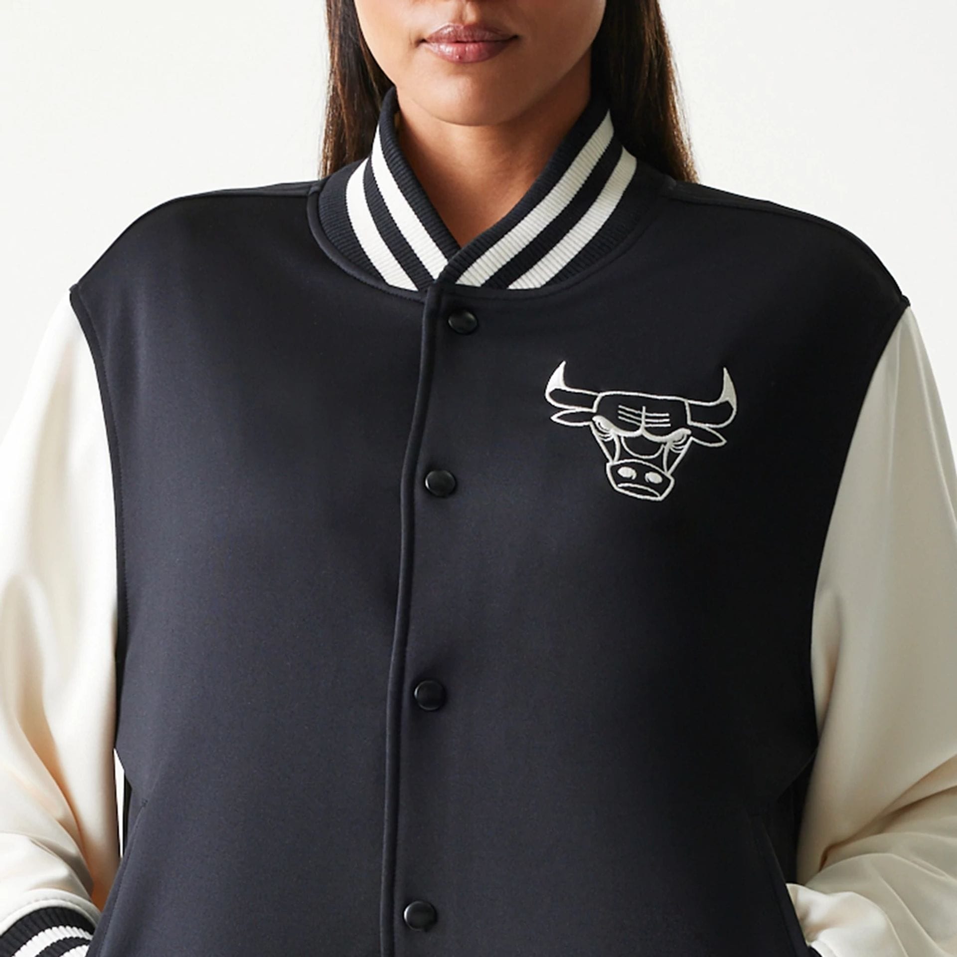 Chicago Bulls NBA Black Bomber Jacket-kentox
