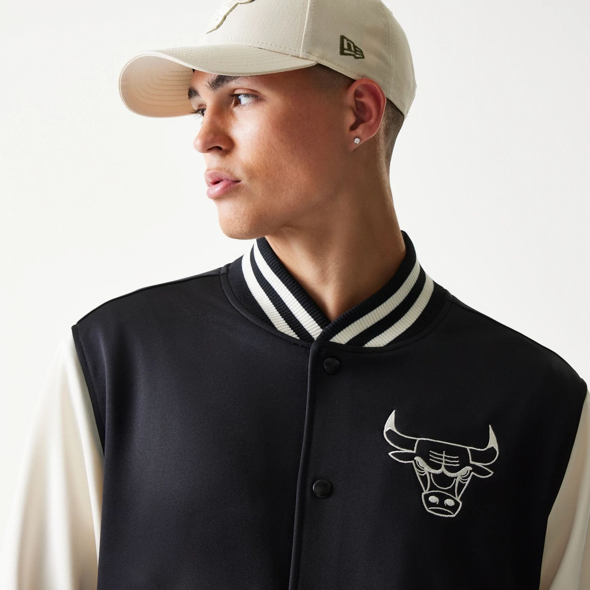 Chicago Bulls NBA Black Bomber Jacket-kentox