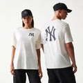 New York Yankees MLB Food Graphic Open White T-Shirt-zelvios