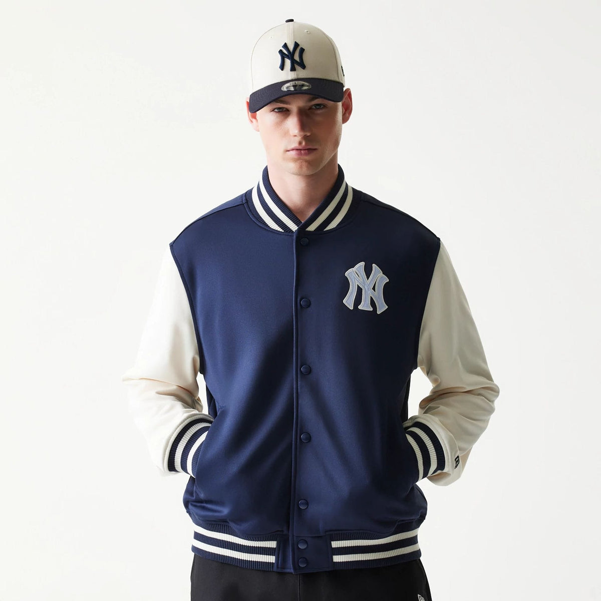 New York Yankees MLB Navy Bomber Jacket-zelvios