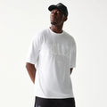 Chicago Bulls NBA White Oversized T-Shirt-zelvios