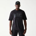 Chicago Bulls NBA Black Oversized T-Shirt-zelvios