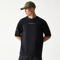 New Era Tech Black Oversized T-Shirt-zelvios