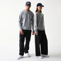 New Era Essential Flag Grey Knitted Sweater-zelvios